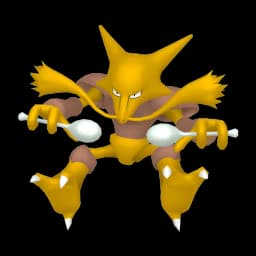 Alakazam Pokemon team builder artwork