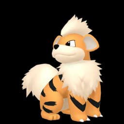 Growlithe Pokemon team builder artwork