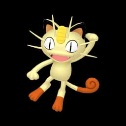 Meowth Pokemon team builder artwork