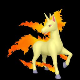 Rapidash Pokemon team builder artwork
