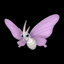 Venomoth Pokemon team builder artwork